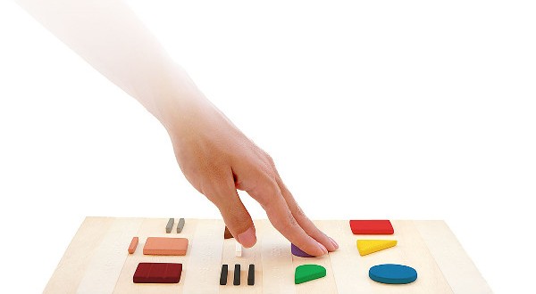 Hand Touching Color Code Board