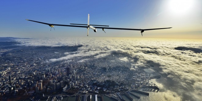 Solar Impulse over San Fransisco